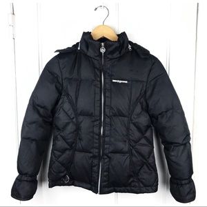 ZeroXposur : Girl’s : size : M : Black Fleece-Lined Puffer warm Winter Fall Coat